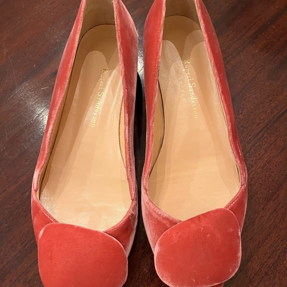 Rupert Sanderson velvet shoes